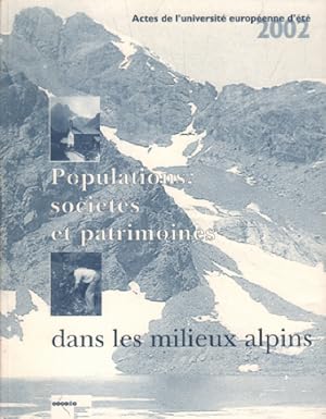 Populations societes et patrimoines dans les milieux alpins