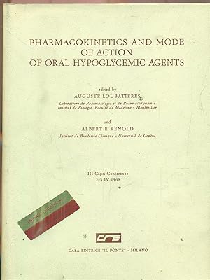 Bild des Verkufers fr Pharmacokinetics and mode of action of oral hypoglycemic agents zum Verkauf von Librodifaccia