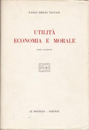 Immagine del venditore per Utilit Economia e morale venduto da Arca dei libri di Lorenzo Casi