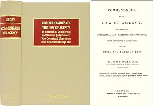 Bild des Verkufers fr Commentaries on the Law of Agency as a Branch of Commercial and. zum Verkauf von The Lawbook Exchange, Ltd., ABAA  ILAB