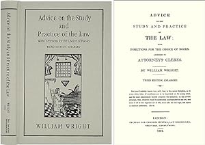 Seller image for Advice on the Study and Practice of the Law: With Directions for. for sale by The Lawbook Exchange, Ltd., ABAA  ILAB