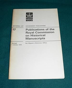 Publications of the Royal Commission on Historical Manuscripts