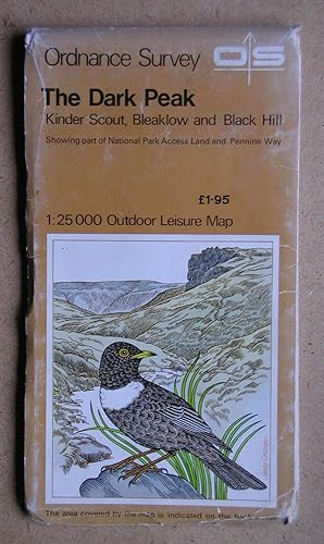 Ordnance Survey Map. The Dark Peak. Kinder Scout, Bleaklow and Black Hill.
