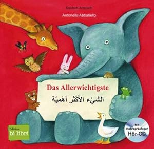 Bild des Verkufers fr Das Allerwichtigste. Kinderbuch Deutsch-Arabisch mit Audio-CD und Ausklappseiten zum Verkauf von AHA-BUCH GmbH