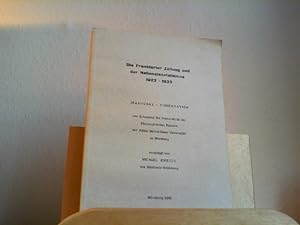 Die Frankfurter Zeitung und der Nationalsozialismus, 1923-1933. Inaugural-Dissertation.