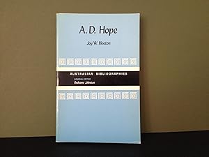 A.D. Hope (Australian Bibliographies)