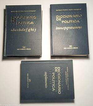 Imagen del vendedor de Diccionario de Poltica A-J; L-Z y Suplemento a la venta por La Social. Galera y Libros