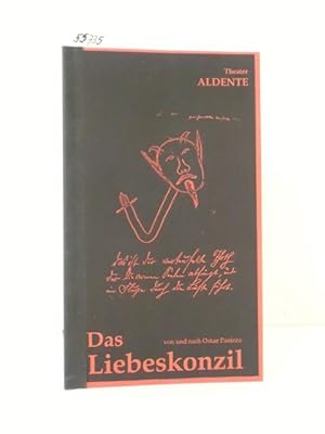 Seller image for Das Liebeskonzil von und nach Oskar Panizza. for sale by Kunstantiquariat Rolf Brehmer