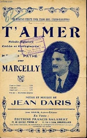 Seller image for T'AIMER ! - HABANERA for sale by Le-Livre