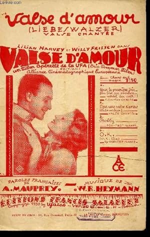 Seller image for VALSE D'AMOUR - VALSE CHANTEE - LIEBESWALZER for sale by Le-Livre