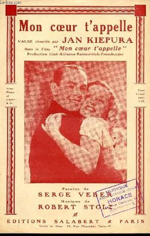 Seller image for MON COEUR T'APPELLE - VALSE CHANTEE for sale by Le-Livre