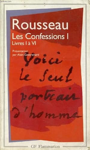 Seller image for LES CONFESSIONS, LIVRES I-VI for sale by Le-Livre