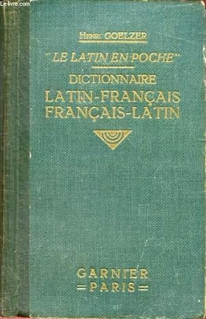 Seller image for DICTIONNAIRE LATIN-FRANCAIS, FRANCAIS-LATIN (LE LATIN EN POCHE) for sale by Le-Livre
