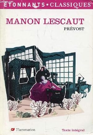 Image du vendeur pour MANON LESCAUT mis en vente par Le-Livre