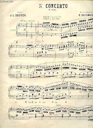 Seller image for 5E CONCERTO - 1ER SOLO - OP22 for sale by Le-Livre