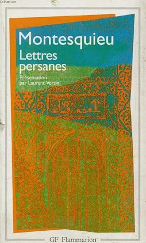 Imagen del vendedor de LETTRES PERSANES a la venta por Le-Livre