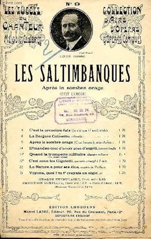 Seller image for LES SALTIMBANQUES - OPERA COMIQUE EN 3 ACTES ET 4 TABLEAUX - N9 for sale by Le-Livre