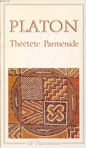 Seller image for THEETETE, PARMENIDE for sale by Le-Livre