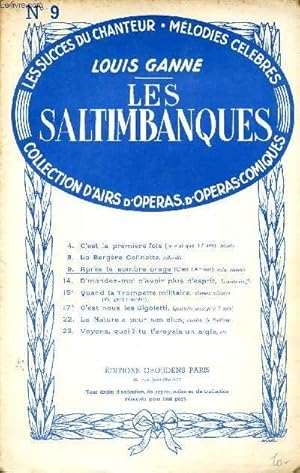 Seller image for LES SALTIMBANQUES - OPERA COMIQUE EN 3 ACTES ET 4 TABLEAUX - N9 for sale by Le-Livre