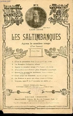 Imagen del vendedor de LES SALTIMBANQUES - N9 OPERA COMIQUE EN 3 ACTES ET 4 TABLEAUX a la venta por Le-Livre