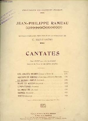 Seller image for LE BERGER FIDELE - VANTATES - OEUVRES COMPLETES PUBLIEES SOUS LA DIRECTION DE C. SAINT-SAENS for sale by Le-Livre