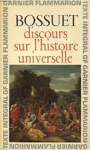 Bild des Verkufers fr DISCOURS SUR L'HISTOIRE UNIVERSELLE zum Verkauf von Le-Livre