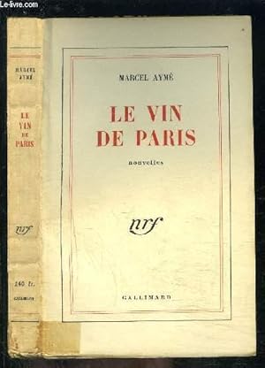 Seller image for LE VIN DE PARIS for sale by Le-Livre