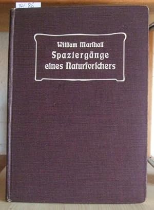 Bild des Verkufers fr Spaziergnge eines Naturforschers. Kleine Ausgabe. 2.Aufl., zum Verkauf von Versandantiquariat Trffelschwein