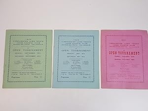Cirencester Lawn Tennis (Hard Courts) Club, An Open Tournament [3 volumes]