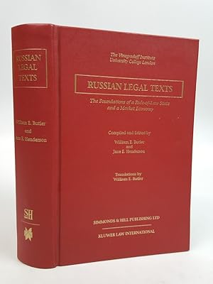 Bild des Verkufers fr Russian Legal Texts. The Foundations of a Rule-of-Law State and a Market Economy zum Verkauf von Keoghs Books