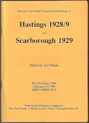 Seller image for Hastings 1928/9 and Scarborough 1929 for sale by The Book Collector, Inc. ABAA, ILAB