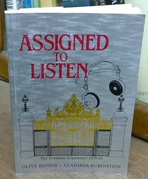 Assigned To Listen, The Evesham Experience 1939-43