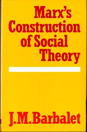 Bild des Verkufers fr Marx's Construction of Social Theory zum Verkauf von Kenneth Mallory Bookseller ABAA