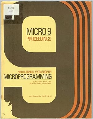 Seller image for Micro 9 Proceedings: Ninth Annual Workshop on Microprogramming for sale by SUNSET BOOKS