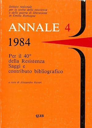 Bild des Verkufers fr Per il 40 della Resistenza. Saggi e contributo bibliografico zum Verkauf von Studio Bibliografico Marini