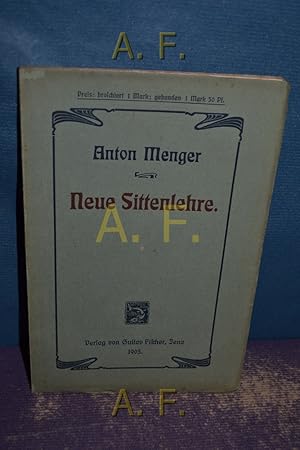 Seller image for Neue Sittenlehre for sale by Antiquarische Fundgrube e.U.