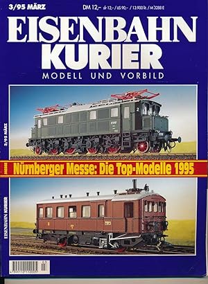 Bild des Verkufers fr Eisenbahn-Kurier. Modell und Vorbild. hier: Heft 3/95 (Mrz 1995). zum Verkauf von Versandantiquariat  Rainer Wlfel