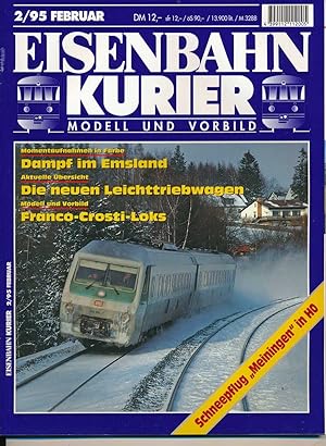 Bild des Verkufers fr Eisenbahn-Kurier. Modell und Vorbild. hier: Heft 2/95 (Februar 1995). zum Verkauf von Versandantiquariat  Rainer Wlfel