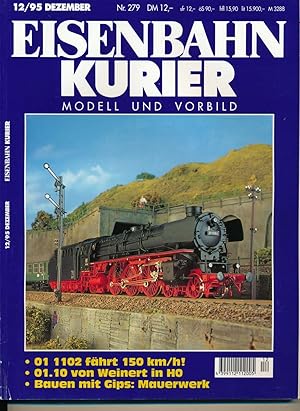 Bild des Verkufers fr Eisenbahn-Kurier. Modell und Vorbild. hier: Heft Nr. 279 / 12/95 (Dezember 1995). zum Verkauf von Versandantiquariat  Rainer Wlfel