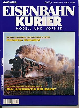 Bild des Verkufers fr Eisenbahn-Kurier. Modell und Vorbild. hier: Heft 4/95 (April 1995). zum Verkauf von Versandantiquariat  Rainer Wlfel