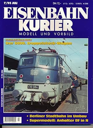 Bild des Verkufers fr Eisenbahn-Kurier. Modell und Vorbild. hier: Heft 7/95 (Juli 1995). zum Verkauf von Versandantiquariat  Rainer Wlfel