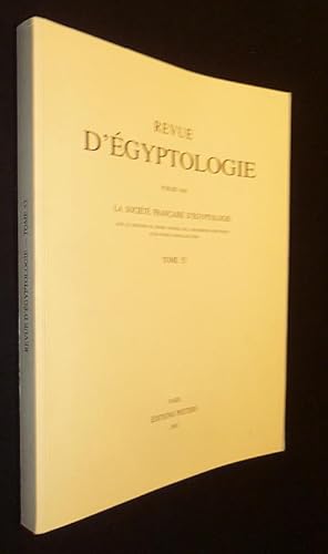 Bild des Verkufers fr Revue d'gyptologie, Tome 53 zum Verkauf von Abraxas-libris
