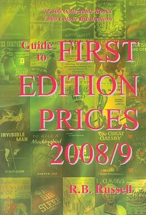 Bild des Verkufers fr Guide to first edition prices 2008/2009 zum Verkauf von Studio Bibliografico Marini