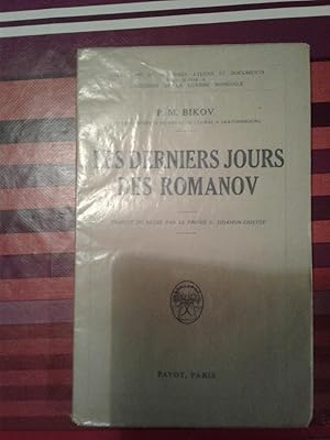 Immagine del venditore per Les derniers jours des Romanov venduto da Georgios Dragozis