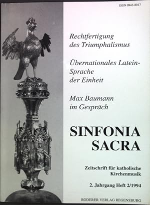 Immagine del venditore per bernationales Latein - Sprache der Einheit; in: Heft 2/1994 Sonfonia Sacra, Zeitschrift fr katholische Kirchenmusik; venduto da books4less (Versandantiquariat Petra Gros GmbH & Co. KG)