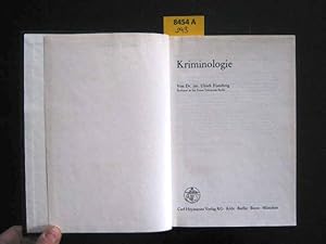 Seller image for Kriminologie. for sale by Augusta-Antiquariat GbR