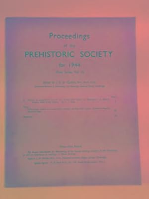 Bild des Verkufers fr Proceedings of the Prehistoric Society for 1944 (new series vol.X) zum Verkauf von Cotswold Internet Books