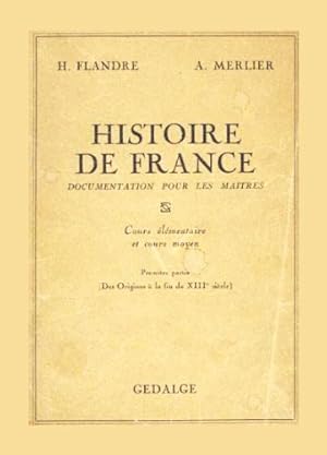 Histoire de France : Cours élémentaire et cours