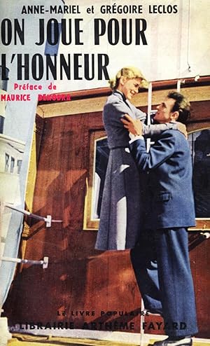 Seller image for On joue pour l'honneur for sale by Livreavous