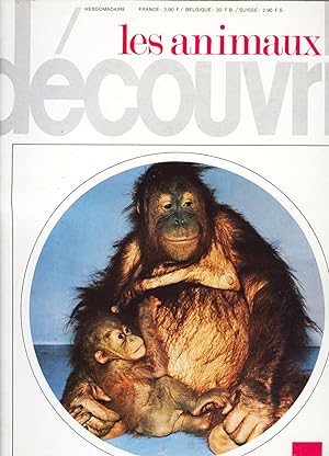 Découvrir les animaux, n°4, 11 mars 1970 : Le Chimpanzé, L'Orang-Outan